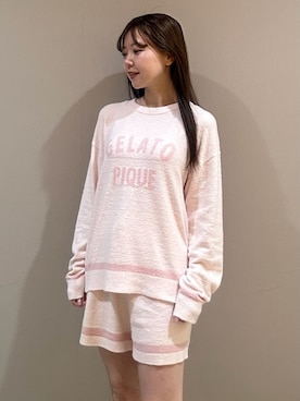 「アイテム（ルームウェア）」を使った、gelato piqueさん（レディース・158cm）の夏コーディネート