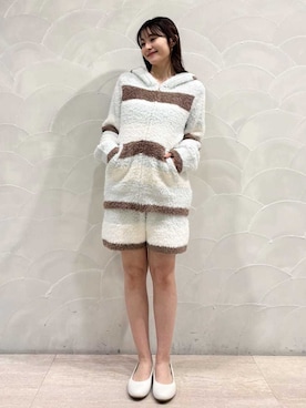 「アイテム（ルームウェア/パジャマ）」を使った、gelato piqueさん（レディース・154cm）の冬コーディネート