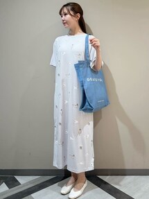 ジェラートピケ　 【接触冷感】あざらし柄ワンピース 接触冷感】あざらし柄ワンピース(ワンピース)｜ルームウェア