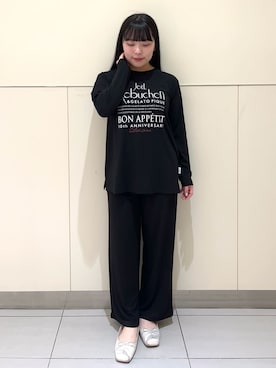 「アイテム（ルームウェア/パジャマ）」を使った、gelato piqueさん（レディース・155cm）の秋コーディネート