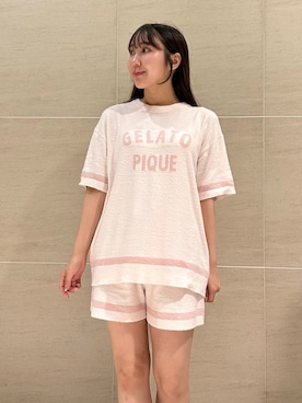 「アイテム（ルームウェア）」を使った、gelato piqueさん（レディース・158cm）の夏コーディネート