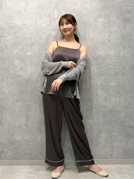 「アイテム（ルームウェア）」を使った、gelato piqueさん（レディース・165cm）の夏コーディネート