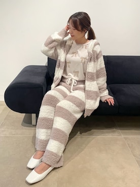 「アイテム（ルームウェア/パジャマ）」を使った、gelato piqueさん（レディース・157cm）の秋コーディネート