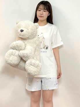 「アイテム（インテリア）」を使った、gelato piqueさん（レディース・154cm）の夏コーディネート