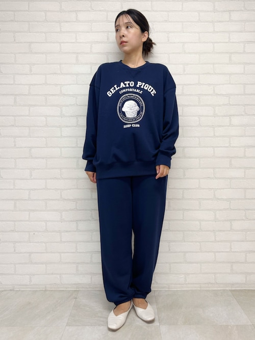 gelato pique ネイビー スウェット【UNISEX】裏毛プルオーバー