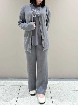 「アイテム（ルームウェア/パジャマ）」を使った、gelato piqueさん（レディース・153cm）の秋コーディネート