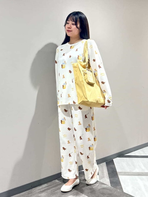 新品　ジェラートピケ　ベビモコ　はちみつベア　プルオーバー　ルームウェア 新品 ジェラートピケ ベビモコ はちみつベア プルオーバー