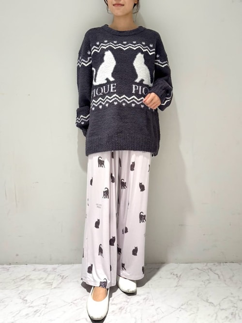 国内正規品　パンダ柄　長袖　長ズボン　ルームウェア　ジェラートピケ 国内正規品 パンダ柄 長袖 長ズボン ルームウェア ジェラートピケ 楽天