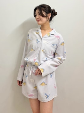 「アイテム（ルームウェア/パジャマ）」を使った、gelato piqueさん（レディース・164cm）の冬コーディネート