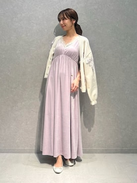 「アイテム（ルームウェア）」を使った、gelato piqueさん（レディース・156cm）の秋コーディネート