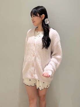 「アイテム（ルームウェア/パジャマ、ホワイト系）」を使った、gelato piqueさん（レディース・158cm）の秋コーディネート
