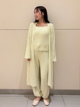 「アイテム（ルームウェア、グリーン系）」を使った、gelato piqueさん（レディース・158cm）の秋コーディネート