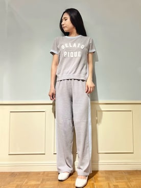 「アイテム（ルームウェア/パジャマ）」を使った、gelato piqueさん（レディース・158cm）の夏コーディネート
