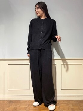 「アイテム（ルームウェア、ブラック系）」を使った、gelato piqueさん（レディース・158cm）の秋コーディネート