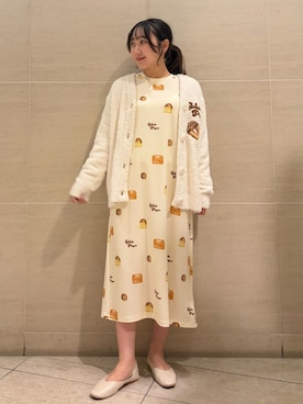 「アイテム（ルームウェア/パジャマ）」を使った、gelato piqueさん（レディース・158cm）の冬コーディネート