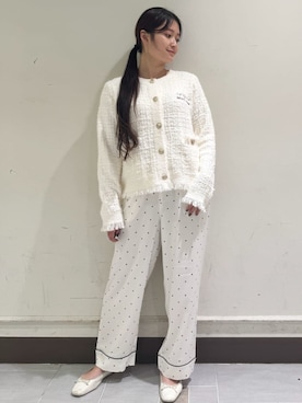 「アイテム（ルームウェア/パジャマ）」を使った、gelato piqueさん（レディース・160cm）の秋コーディネート