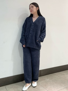 「アイテム（ルームウェア、ブルー系）」を使った、gelato piqueさん（レディース・158cm）の秋コーディネート