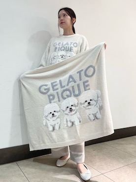 「アイテム（ルームウェア）」を使った、gelato piqueさん（レディース・158cm）の秋コーディネート