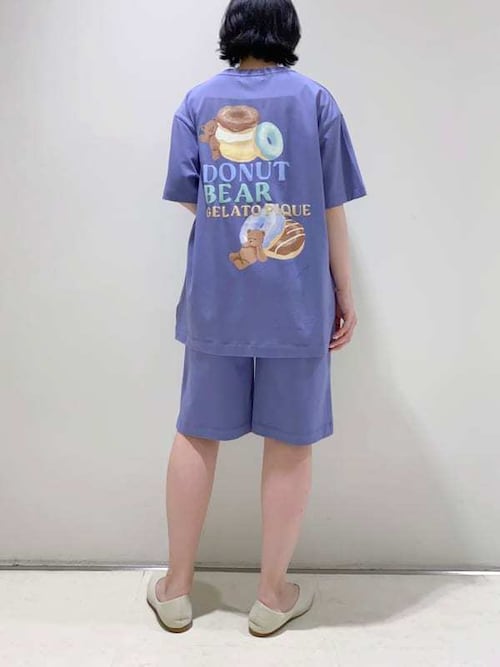 セール】【HOMME】ドーナツベアハーフパンツ（ルームウェア