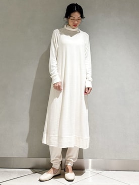 「アイテム（ルームウェア/パジャマ）」を使った、gelato piqueさん（レディース・168cm）の秋コーディネート