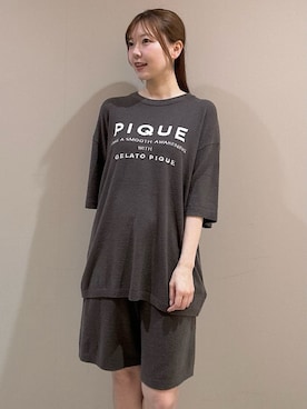 「アイテム（ルームウェア）」を使った、gelato piqueさん（レディース・158cm）の夏コーディネート