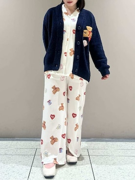 「アイテム（ルームウェア/パジャマ）」を使った、gelato piqueさん（レディース・153cm）の秋コーディネート