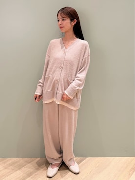 「アイテム（ルームウェア）」を使った、gelato piqueさん（レディース・156cm）の秋コーディネート