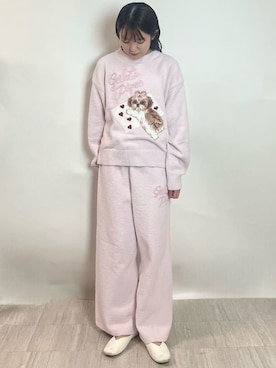 「アイテム（ルームウェア）」を使った、gelato piqueさん（レディース・158cm）の秋コーディネート