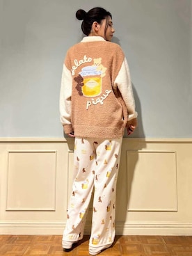 「アイテム（ルームウェア/パジャマ）」を使った、gelato piqueさん（レディース・158cm）の秋コーディネート