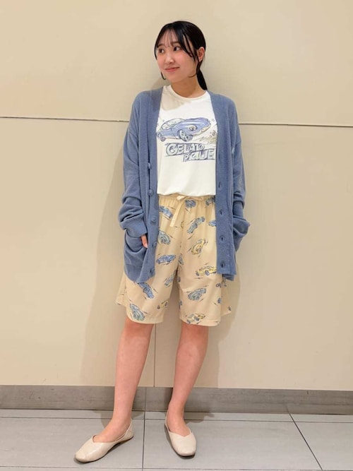 HOMME】【接触冷感】スタービークル柄ハーフパンツ（ルームウェア