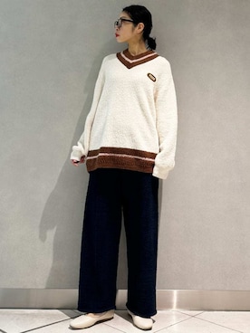 「アイテム（ルームウェア/パジャマ）」を使った、gelato piqueさん（レディース・168cm）の秋コーディネート