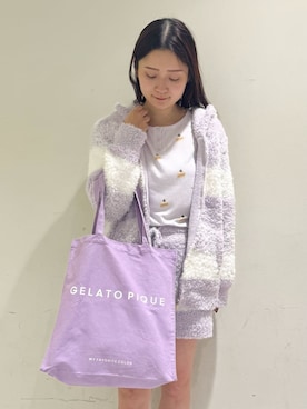 「アイテム（ルームウェア/パジャマ）」を使った、gelato piqueさん（レディース・160cm）の秋コーディネート