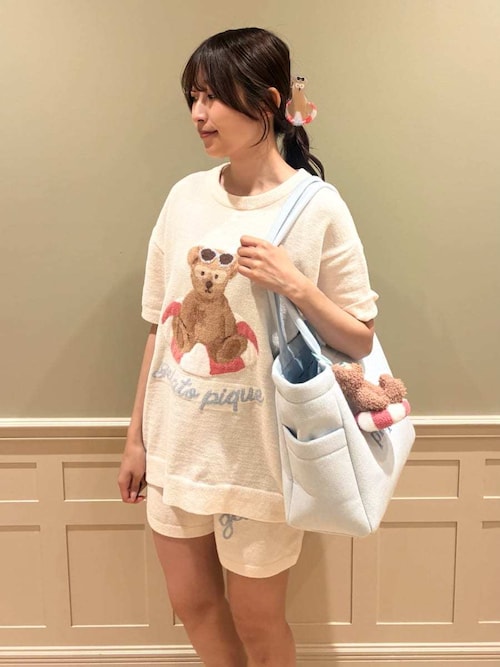 サマーベアヘアクリップ（その他ルームウェア）｜gelato pique
