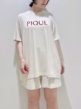 「アイテム（ルームウェア）」を使った、gelato piqueさん（レディース・155cm）の夏コーディネート