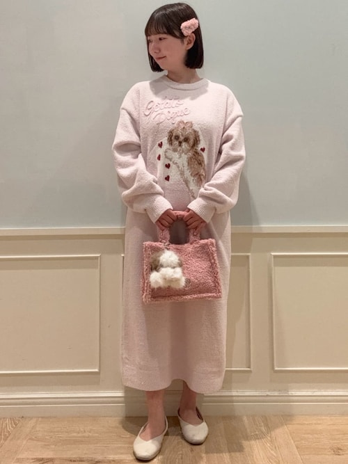 ジェラートピケ　ジャガードワンピース シーズ―ジャガードワンピース（ルームウェア/パジャマ）｜gelato