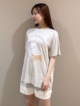 「アイテム（ルームウェア）」を使った、gelato piqueさん（レディース・158cm）の秋コーディネート