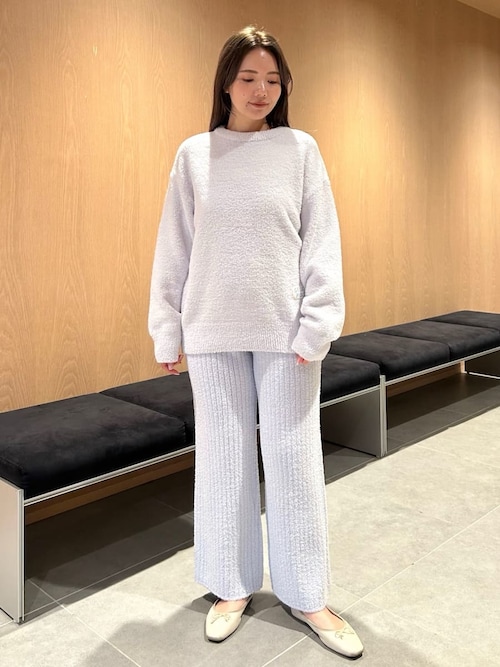 カラフルパウダープルオーバー＆ベビモコリブロングパンツセット