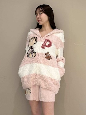 「アイテム（ルームウェア）」を使った、gelato piqueさん（レディース・158cm）の秋コーディネート