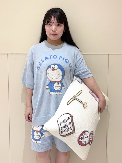 【新品】ジェラートピケ　ドラえもん　ジャガードピローケース ドラえもん】【Sleep】ジャガードピローケース（寝具）｜gelato