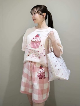 「アイテム（マタニティウェア/グッズ、ピンク系）」を使った、gelato piqueさん（レディース・158cm）の冬コーディネート