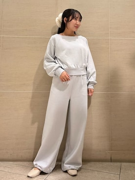 「アイテム（その他ルームウェア）」を使った、gelato piqueさん（レディース・158cm）の秋コーディネート