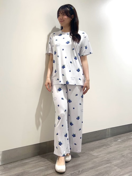 接触冷感】フルーツ3柄Tシャツ（ルームウェア/パジャマ）｜gelato