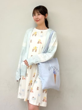 「アイテム（ルームウェア）」を使った、gelato piqueさん（レディース・165cm）の春コーディネート