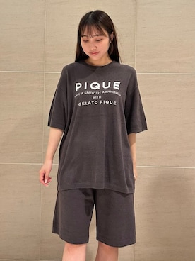 「アイテム（ルームウェア）」を使った、gelato piqueさん（レディース・158cm）の夏コーディネート