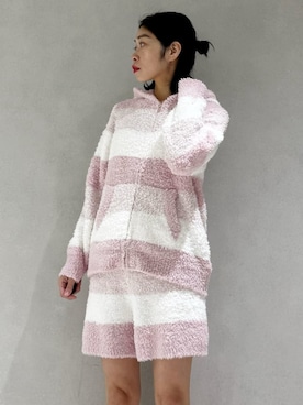 「アイテム（ルームウェア）」を使った、gelato piqueさん（レディース・168cm）の秋コーディネート