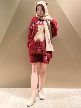 「アイテム（その他ルームウェア）」を使った、gelato piqueさん（レディース・150cm）の秋コーディネート