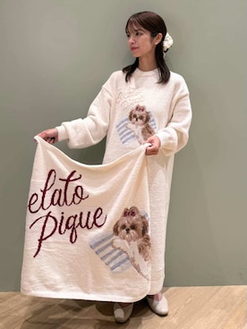 「アイテム（ルームウェア）」を使った、gelato piqueさん（レディース・156cm）の秋コーディネート