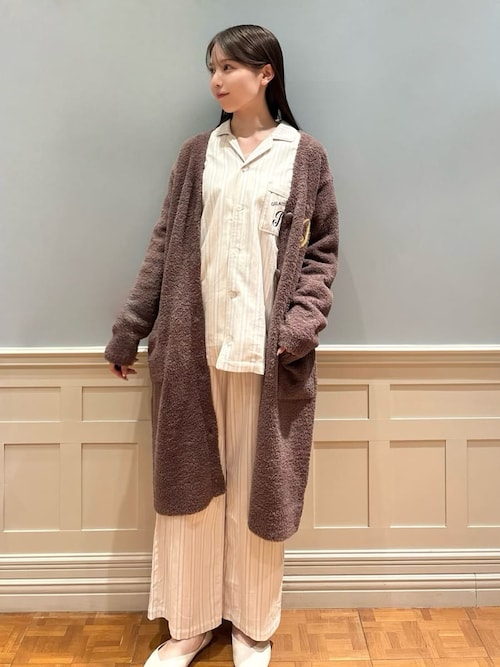 セール】先染めストライプシャツ（ルームウェア/パジャマ）｜gelato