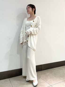 「アイテム（ルームウェア）」を使った、gelato piqueさん（レディース・158cm）の秋コーディネート