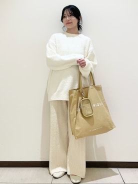 「アイテム（ルームウェア/パジャマ）」を使った、gelato piqueさん（レディース・155cm）の冬コーディネート